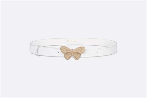 Dior Métamorphose Belt White Ultrasmooth Calfskin, 20 MM